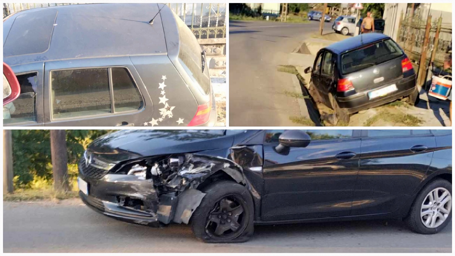 FOTO. Accident cu mai multe mașini implicate în județul Satu Mare. Cel puțin o victimă