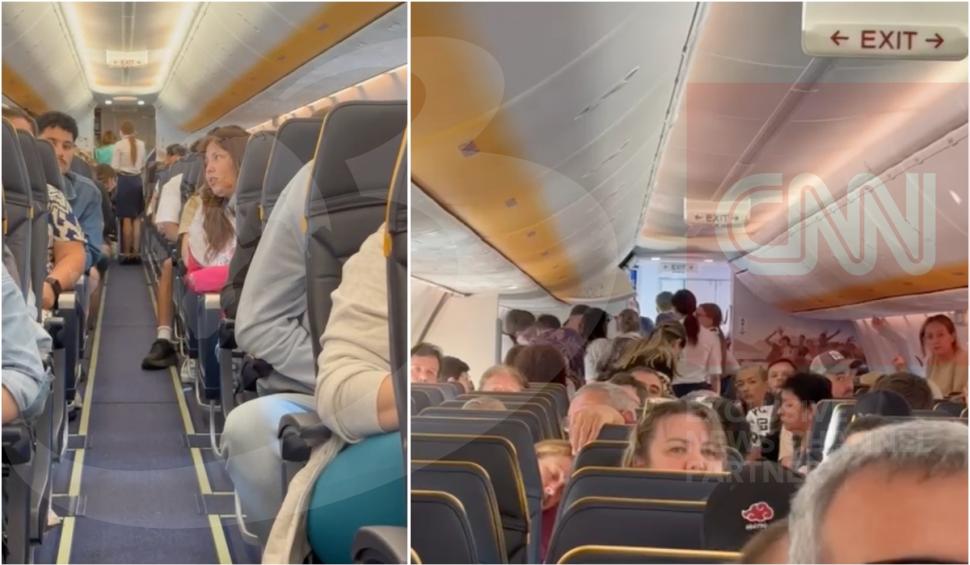 FOTO. Un sătmărean a intrat în stop cardiorespirator pe avion, spre casă. A murit la spital