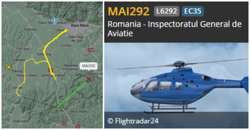 FOTO. Elicopterul Poliției monitorizează traficul rutier în județul vecin. Aviz vitezomanilor!