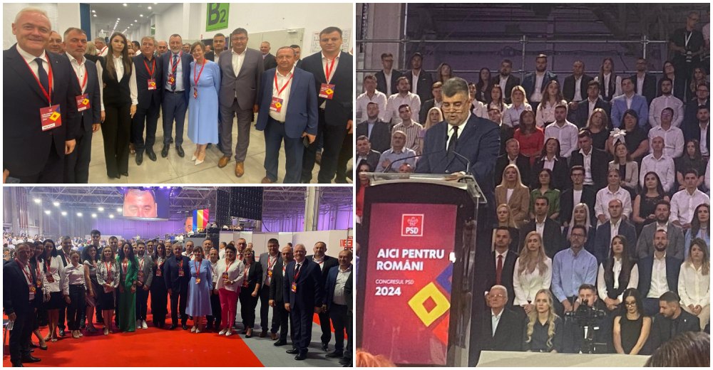 PSD Satu Mare, participare numeroasă la Congresul 2024. Marcel Ciolacu, reconfirmat președinte și candidat pentru alegerile prezidențiale