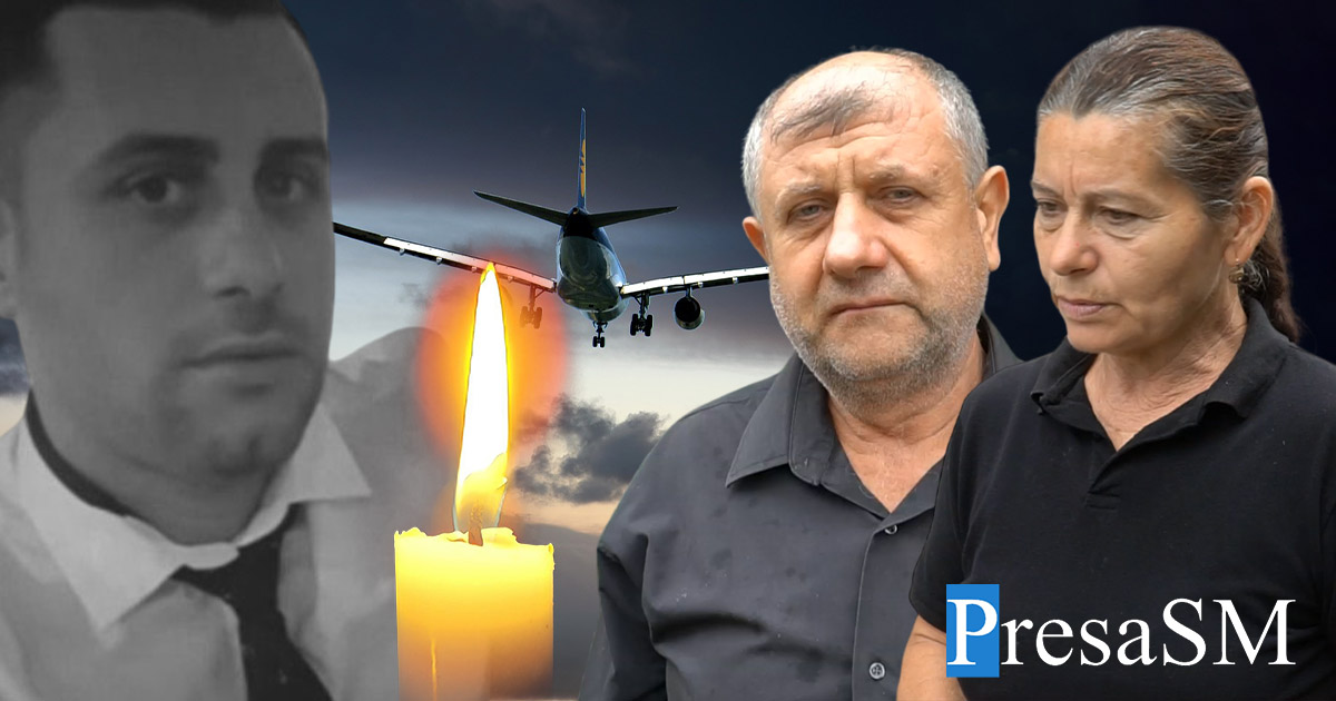 VIDEO. După decesul sătmăreanului Mihai (33 ani), părinții dau în judecată firma de transport aerian