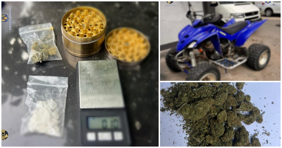 FOTO. Traficant care livra ”marfa” la domiciliu, prins în flagrant în Micro 17 - Satu Mare