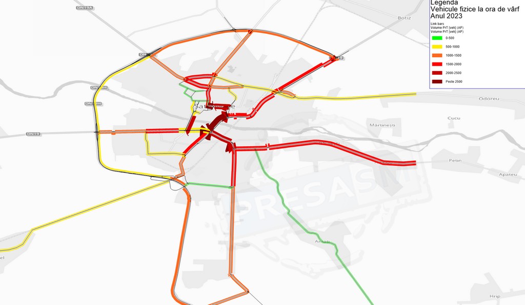 HARTĂ. Cele mai aglomerate zone din Satu Mare. Unde se produc majoritatea accidentelor