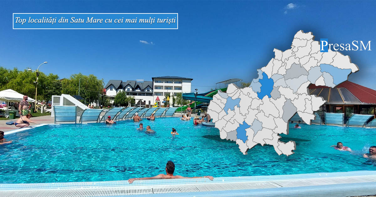 Top localități din Satu Mare cu cei mai mulți turiști. Tășnadul s-a impus ca stațiune balneară