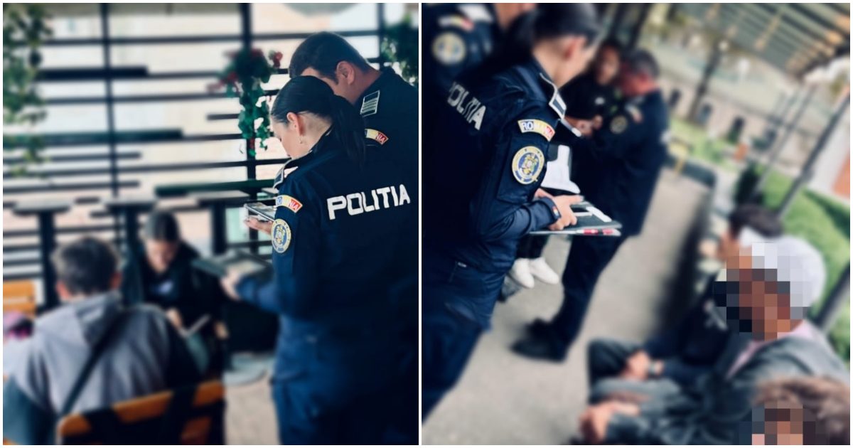 FOTO. Polițiștii sătmăreni, cu ochii pe elevii care chiulesc de la ore. Zeci au fost prinși în baruri și în parcuri