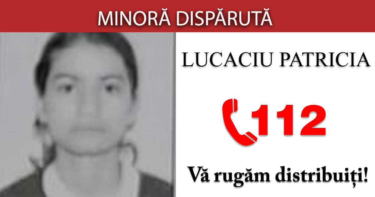 Minoră din județul Satu Mare, dispărută dintr-un centru de plasament. Polițiștii vă cer ajutorul