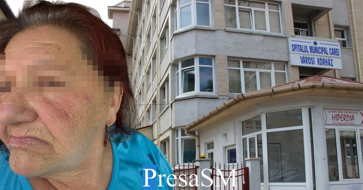 FOTO. O pacientă susține că a fost lovită de medic, la Spitalul Carei. Medicul neagă și o acuză pe pacientă