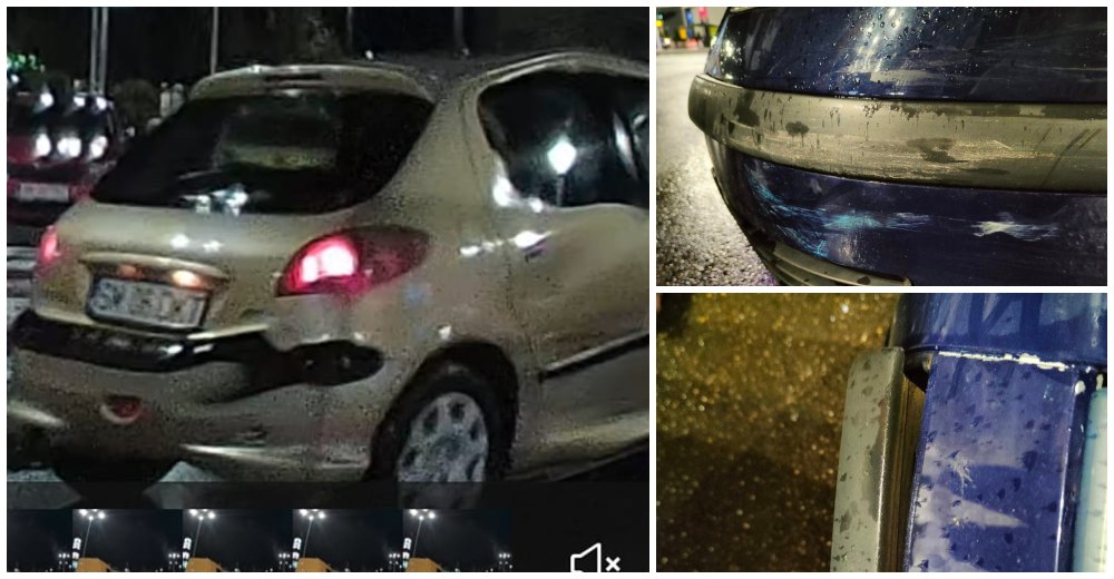 FOTO. Accident surprins live pe Drumul Careiului. Șoferița (circa 70 ani) a plecat pur și simplu