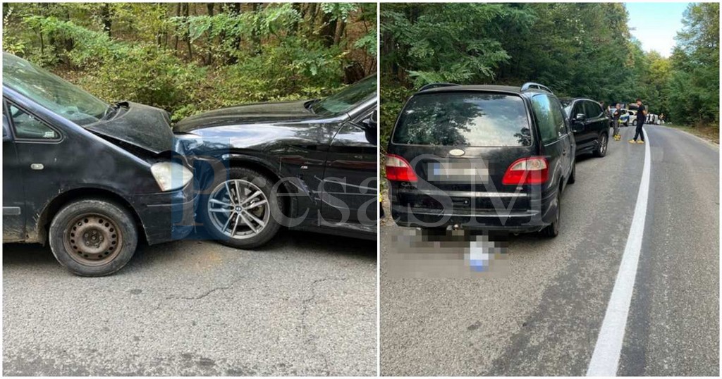 FOTO. Accident în județul Satu Mare, o persoană decedată. Unul dintre șoferi ar fi făcut infarct la volan