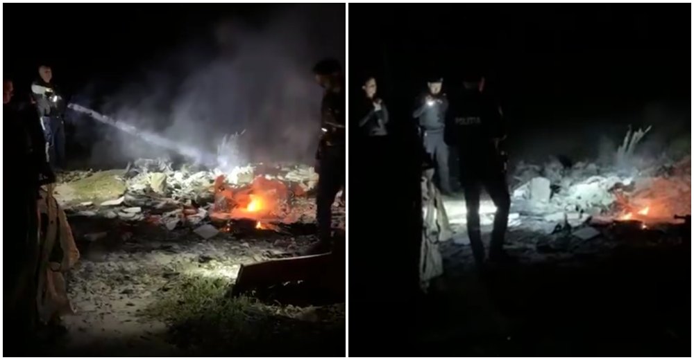 VIDEO. Crimă sau accident?! Agent de pază ars de viu în județul Satu Mare
