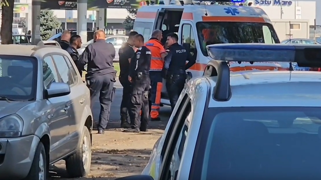 FOTO. Ce au pățit indivizii care au făcut scandal pe Drumul Careiului. S-a lăsat cu sânge