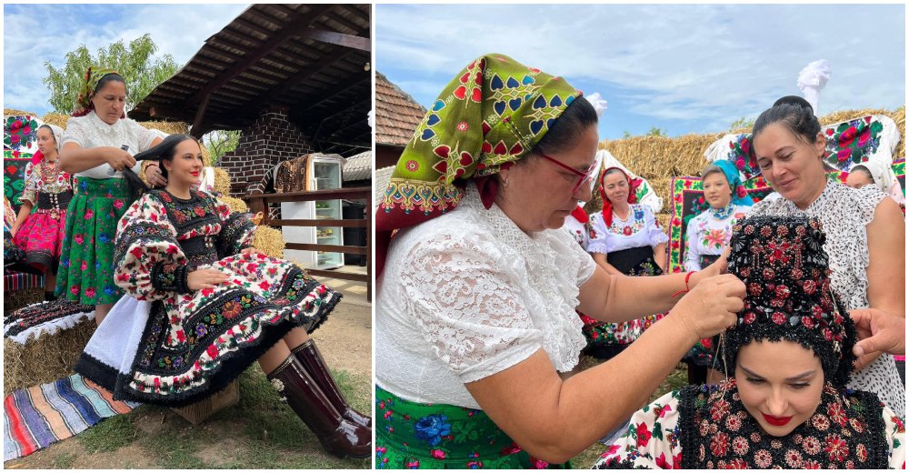 FOTO. Povestea Vioricăi Puți, minunata împletitoare de mirese din Țara Oașului