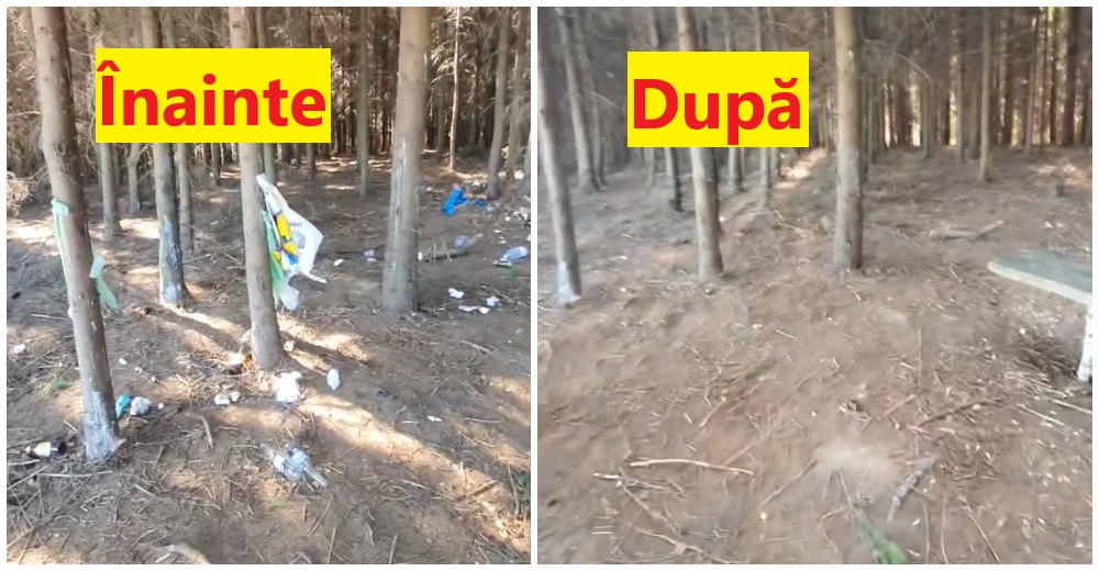 VIDEO. Un sătmărean curăță natura după ”drojdierii” amatori de grătare și gunoaie