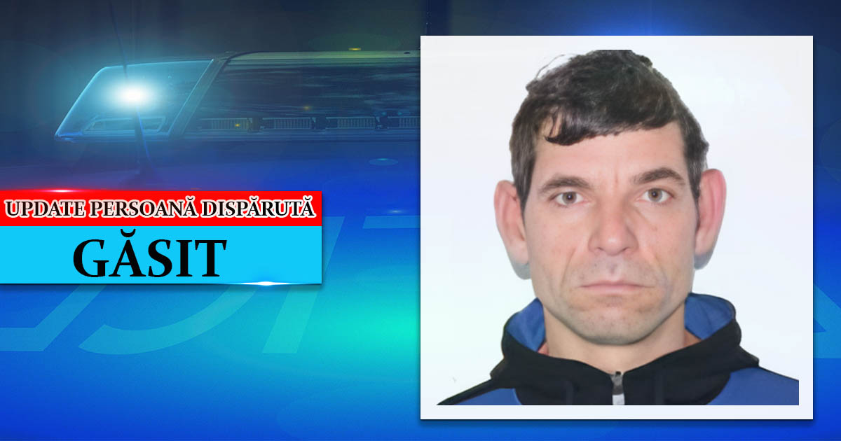 Sătmăreanul Tiberiu a fost dat dispărut săptămâna trecută. Polițiștii l-au găsit în județul vecin