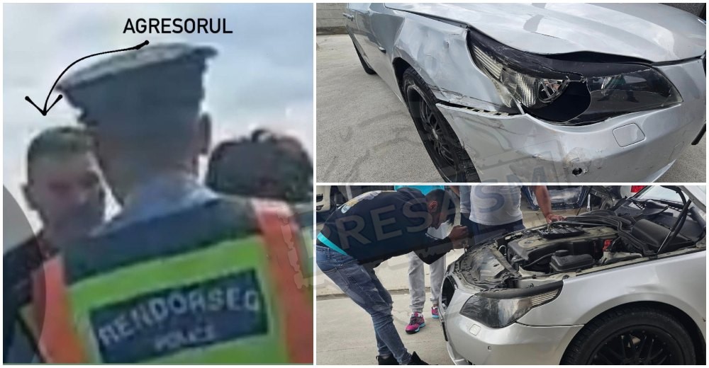 FOTO/VIDEO. Români agresați în Ungaria, lângă Petea, de față cu Poliția, de ”șeful cel mare”