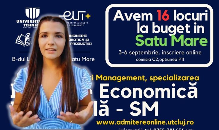 TESTIMONIAL. Andrea Muhi, studentă la Universitatea Tehnică din Cluj -Napoca, Extensia din Satu Mare: ”Pot beneficia de educație de înaltă calitate fără să părăsesc acest oraș frumos”