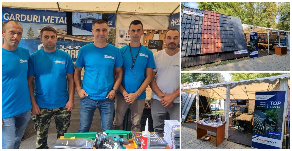 Vreți acoperiș nou? TopTrapez este soluția! Îi găsiți în Grădina Romei, la Expo Satu Mare