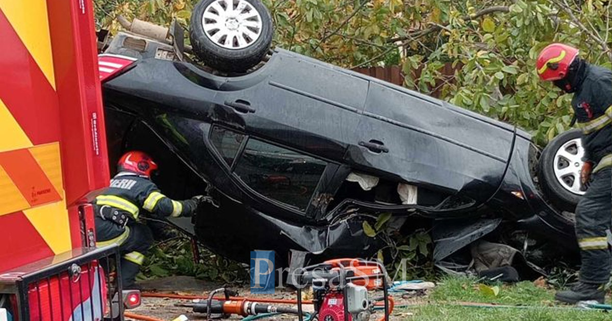 FOTO/VIDEO. Care este starea familiei rănite grav în accidentul dramatic de astăzi din Vetiș