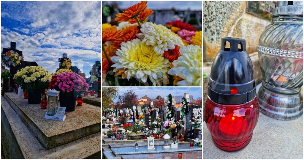 FOTOGALERIE. Morminte împodobite cu flori. Sătmărenii se pregătesc de Luminații. Programul slujbelor în cimitirele din Satu Mare
