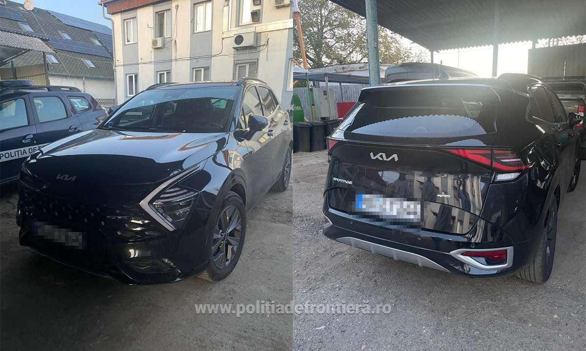 FOTO. Un sătmărean a revenit în țară cu o mașină de zeci de mii de euro. Polițiștii i-au luat-o pe loc
