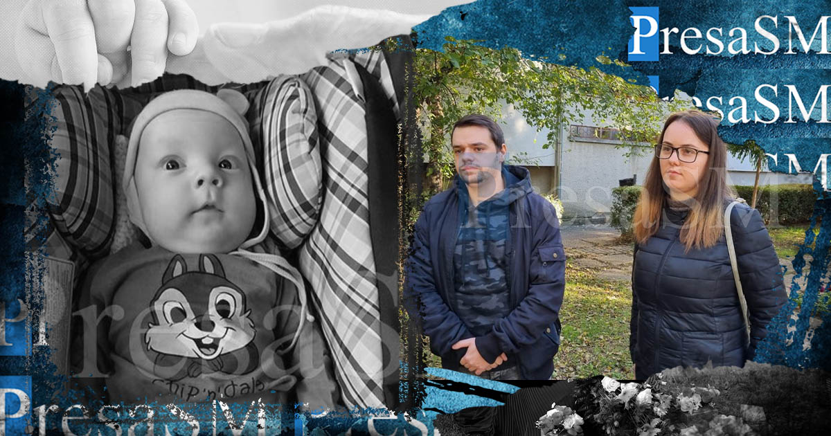 VIDEO. Kristof, un bebeluș de câteva luni din Satu Mare, mort pe un pat de spital. Părinții caută acum dreptate pentru micuțul lor