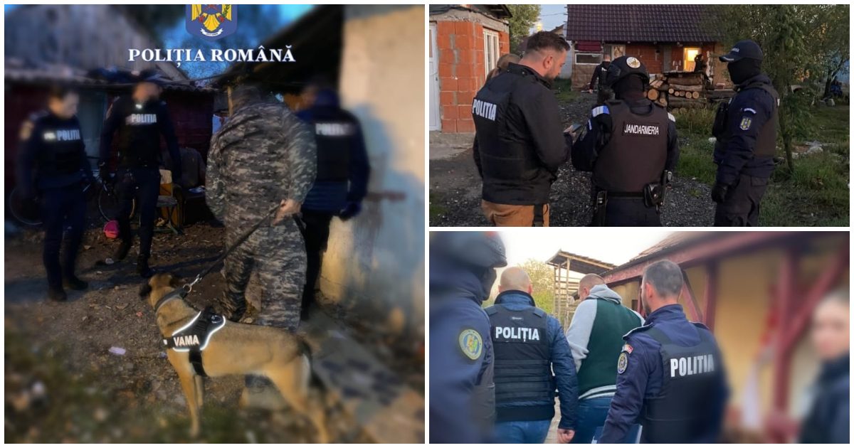 FOTO/VIDEO. Razia polițiștilor în Sătmărel s-a lăsat cu amenzi pe bandă rulantă și confiscări