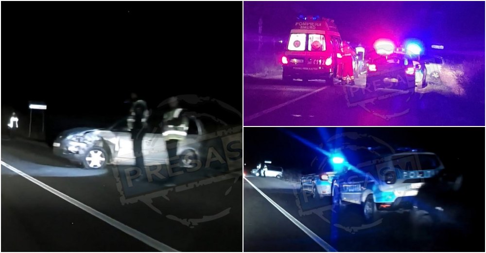 FOTO. Polițist din Vama Petea, beat la volan, a produs un accident. O tânără a fost rănită
