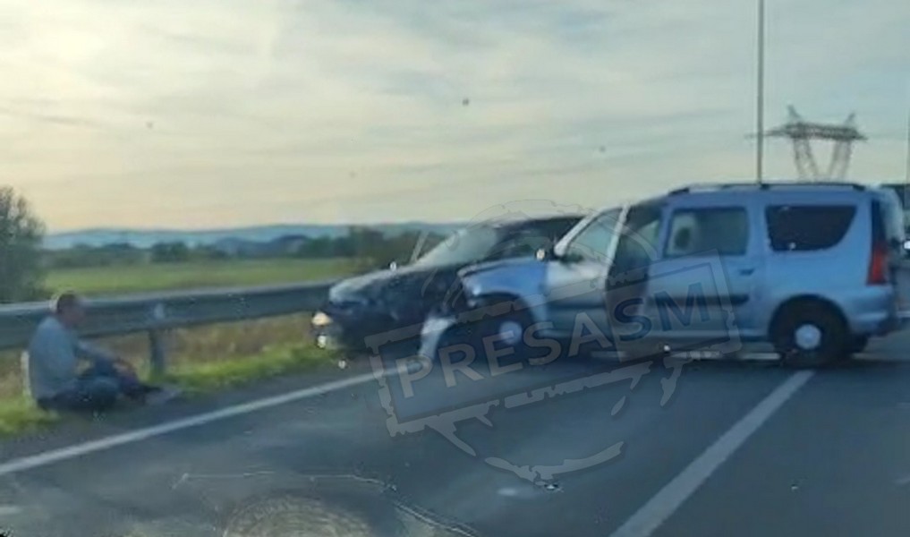 VIDEO. Accident rutier, aparent cu victimă, pe centura municipiului Satu Mare