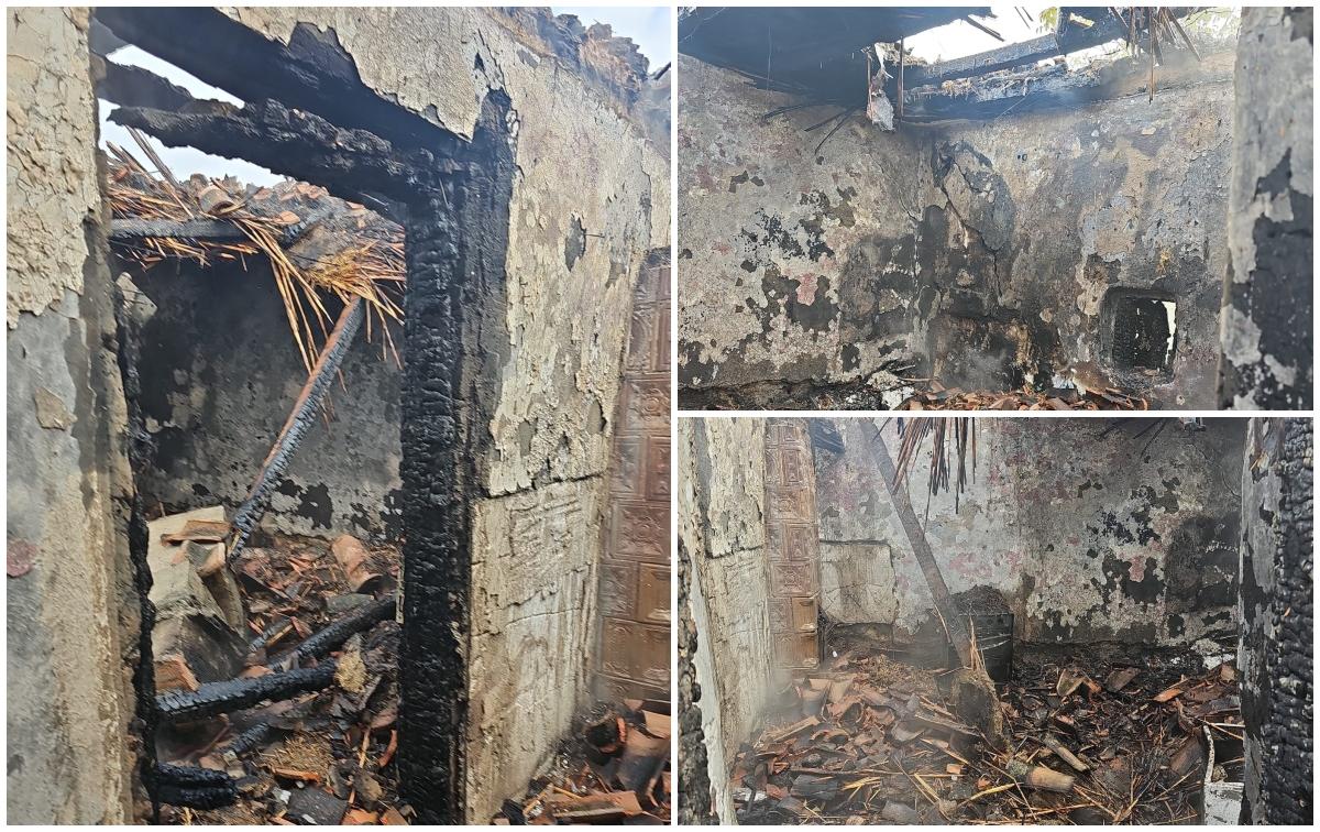 FOTO. Tragedie într-un județ din țară, totul dintr-o joacă. Un bebeluș a murit în incendiu