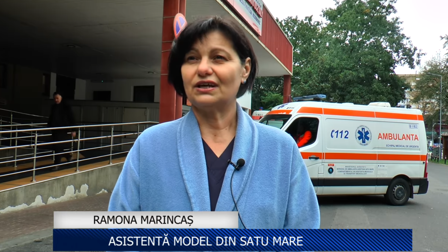 VIDEO. Ea este Ramona, asistentul anului de la Spitalul Județean Satu Mare. Premiu internațional