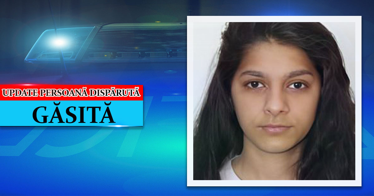 Sătmăreanca în vârstă de 14 ani dată dispărută a fost găsită. Larisa a dispărut ieri de acasă