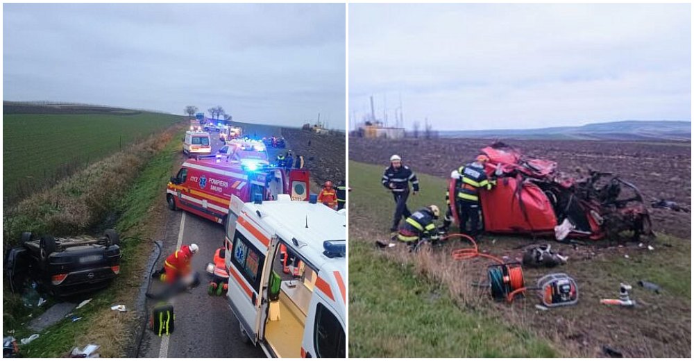 FOTO. Accident cu 5 morți, provocat intenționat. A vrut să-și pedepsească soția, a ucis oameni nevinovați