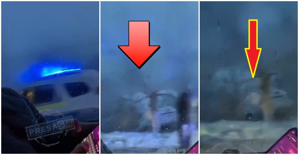 VIDEO. Al treilea accident în județul Satu Mare. Mașină oprită în boscheți, drumuri alunecoase