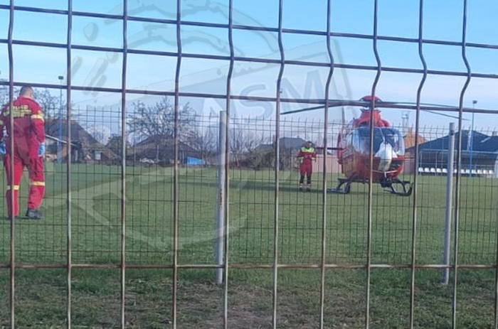 FOTO. Intervenție mai puțin obișnuită a echipajului de pe elicopterul SMURD în județul Satu Mare