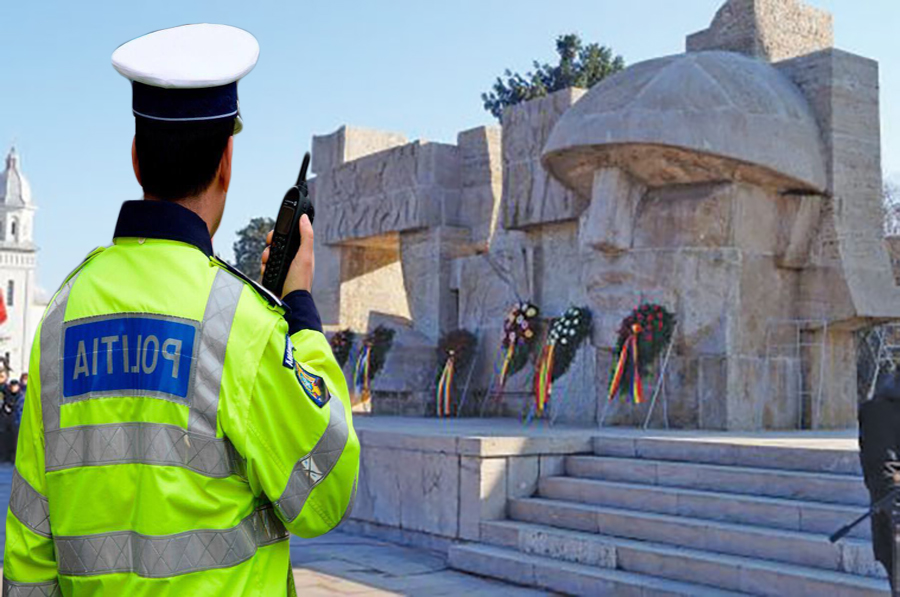 GOLANI. Au furat o bicicletă, au vandalizat-o și au aruncat-o pe Monumentul Ostașului Român din Carei