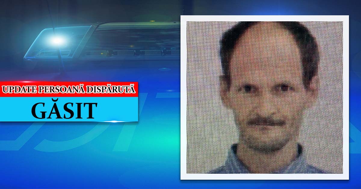 Sătmăreanul dat dispărut ieri a fost găsit. Ce spun polițiștii sătmăreni