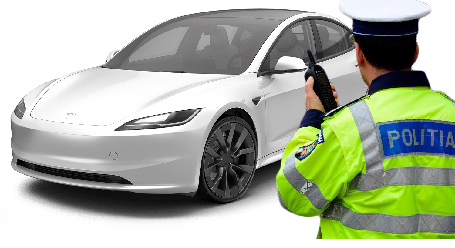 FOTO. Tesla luat de fostul iubit, în Satu Mare. Păgubita a sunat imediat la Poliție