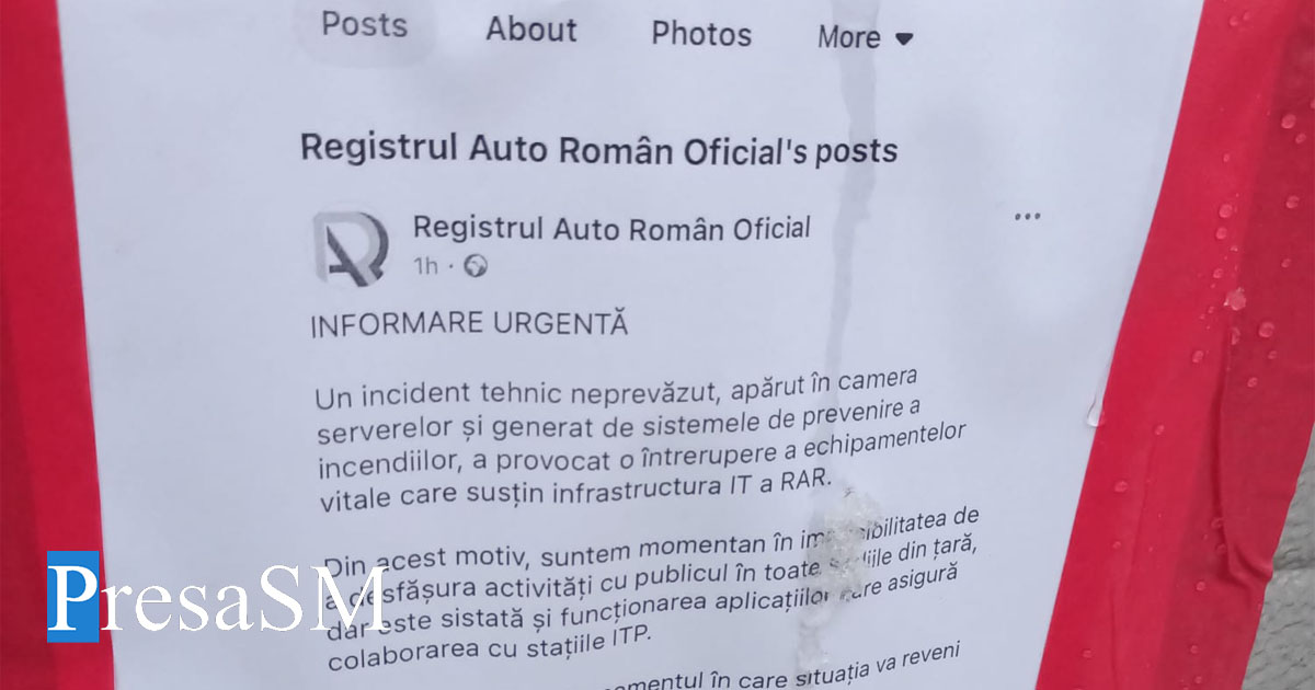 FOTO. Probleme și la RAR Satu Mare. Un "incident neprevăzut" îi ține în șah pe șoferii care au nevoie de ITP