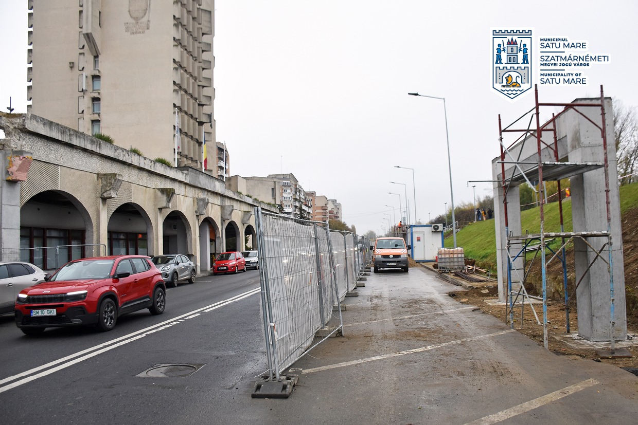 Restricții de circulație pe bulevardul Transilvania. Reabilitarea pasarelelor intră într-o nouă etapă