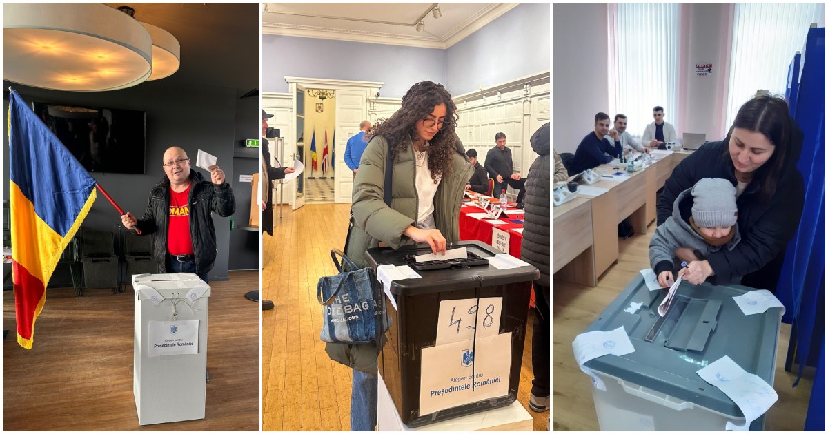 FOTO. A treia zi de vot în Diaspora. Unde s-au înregistrat cei mai mulți votanți
