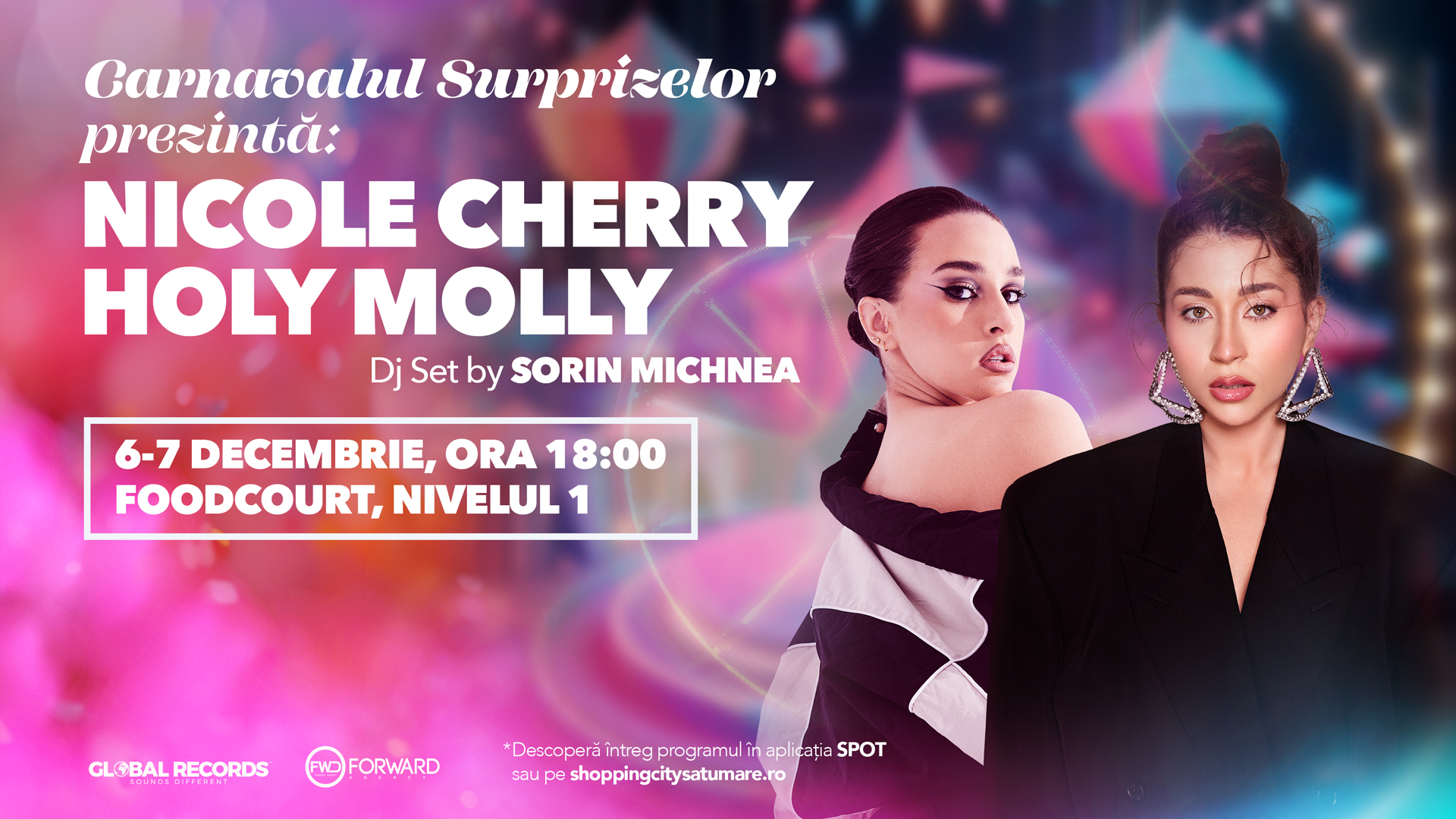 Shopping City Satu Mare sărbătorește în stil mare prin Carnavalul Surprizelor. Și super concerte gratuite