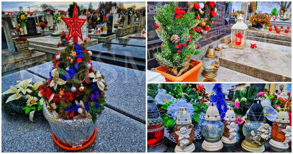 FOTO. Recunoștință și speranță. În cimitire, sătmărenii au decorat mormintele celor trecuți în eternitate