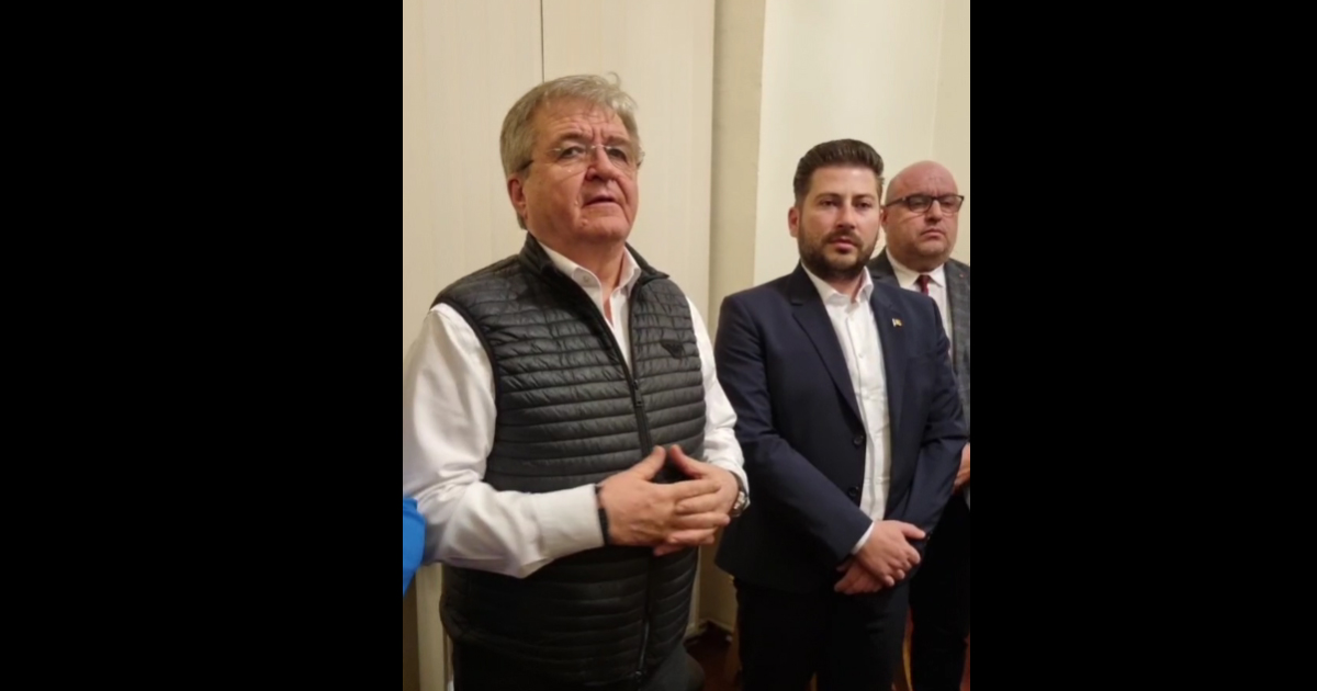 VIDEO. Declarații la sediul PSD Satu Mare, după exit-poll. Govor: "La nivel județean, eu sunt convins și sper din suflet că PSD va fi pe primul loc, după UDMR"