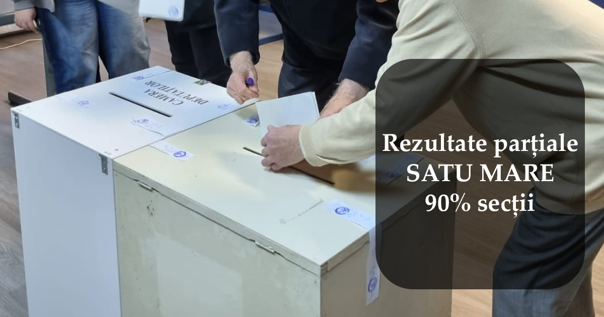 Rezultate alegeri parlamentare Satu Mare | Rezultate provizorii: S-au centralizat toate secțiile de vot