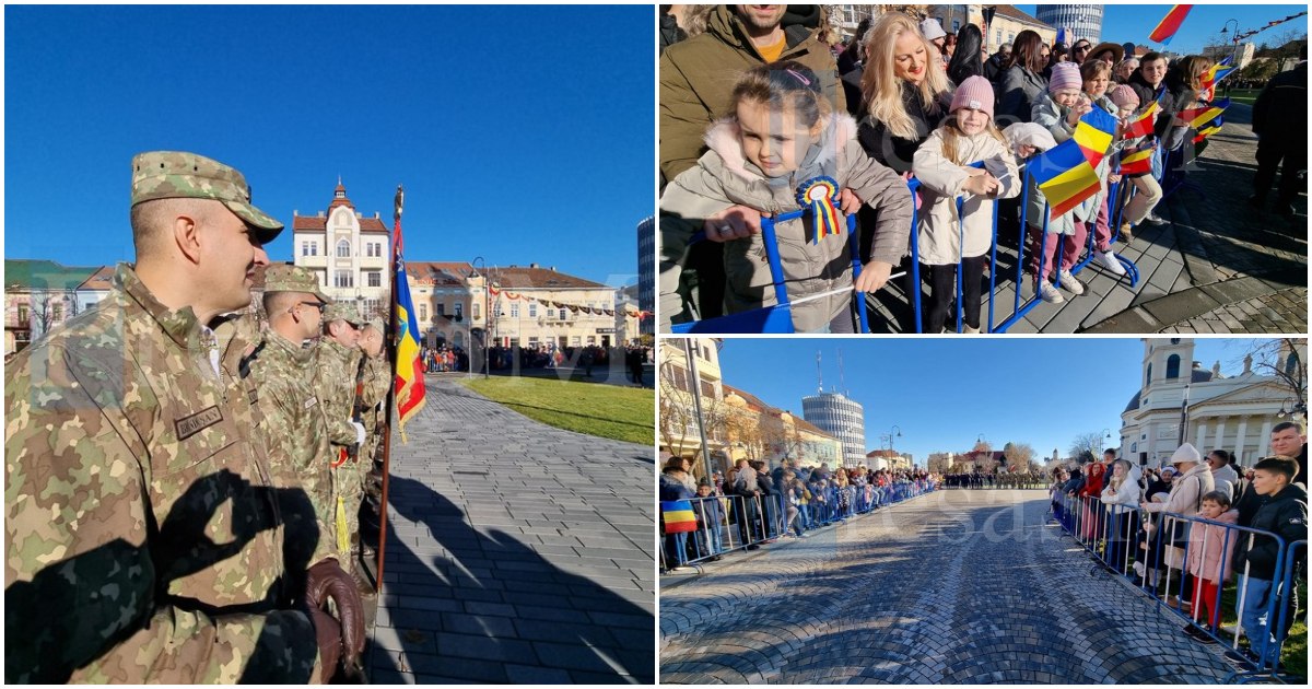 FOTO/VIDEO. La mulți ani, România! La mulți ani, sătmăreni! Marea Unire, sărbătorită la Satu Mare