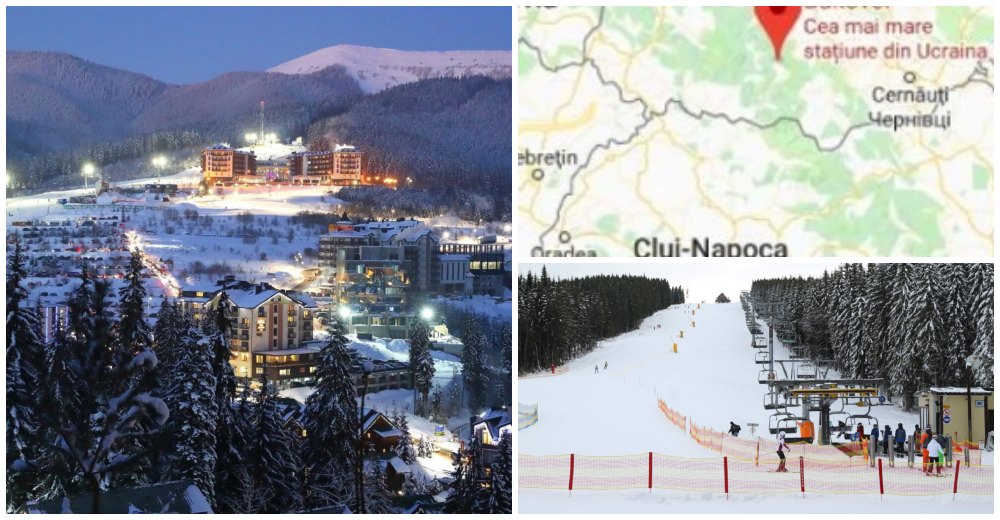 FOTO. Sătmărenii merg la schi în Ucraina. Turist român: ”Nici nu se simte că este război!