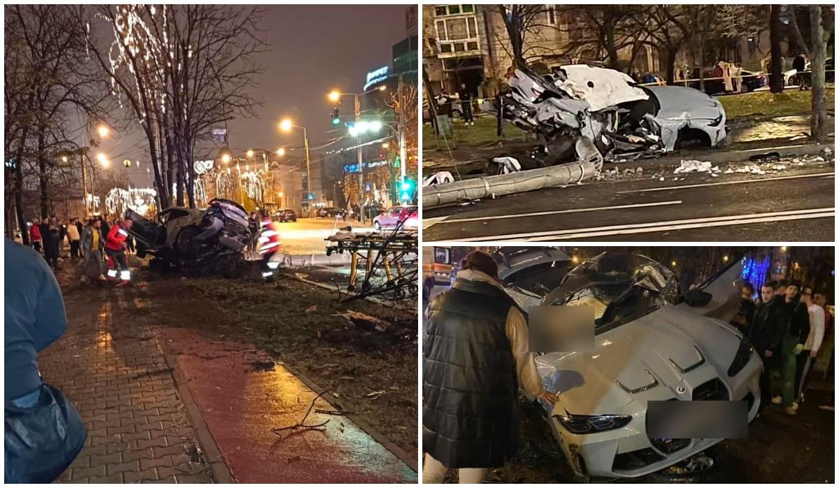 FOTO/VIDEO. Accident cumplit în țară. Doi tineri au murit, după o cursă ilegală cu mașini. Momentul accidentului, surprins video