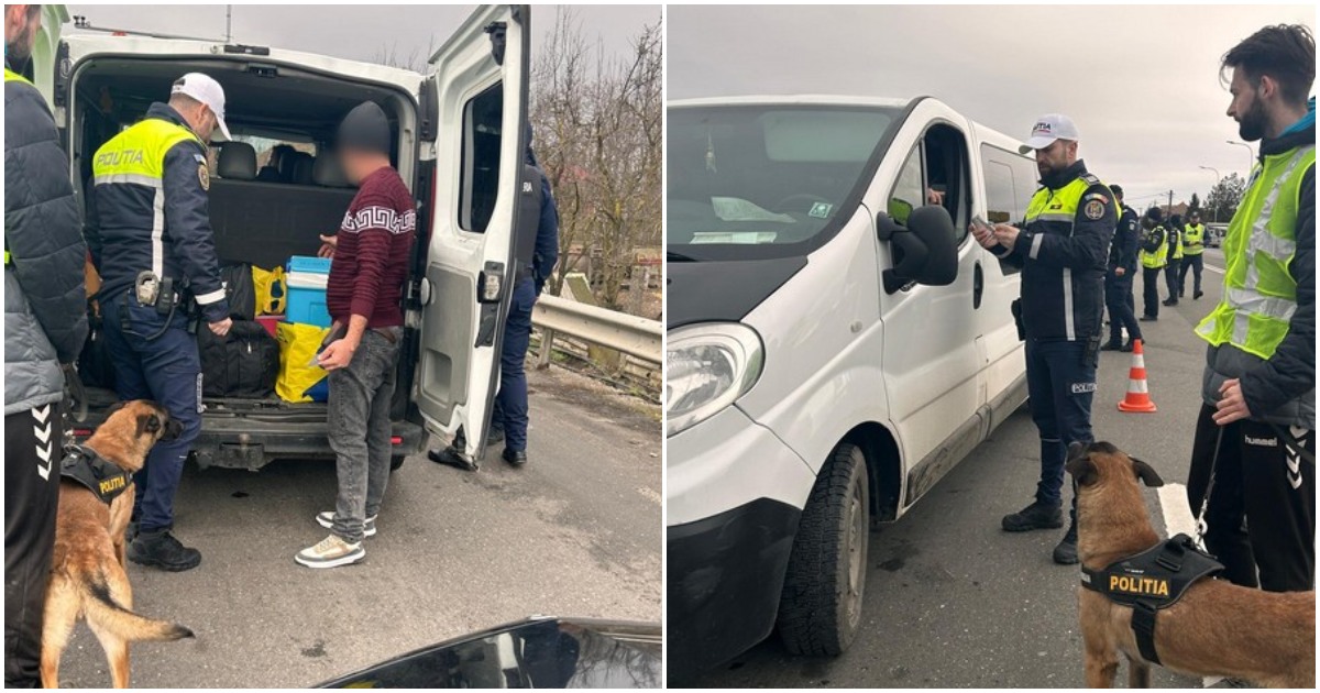 FOTO. FILTRE ale Poliției în zona fostelor vămi Petea și Urziceni, la intrarea în România. Așa se fac noile controale