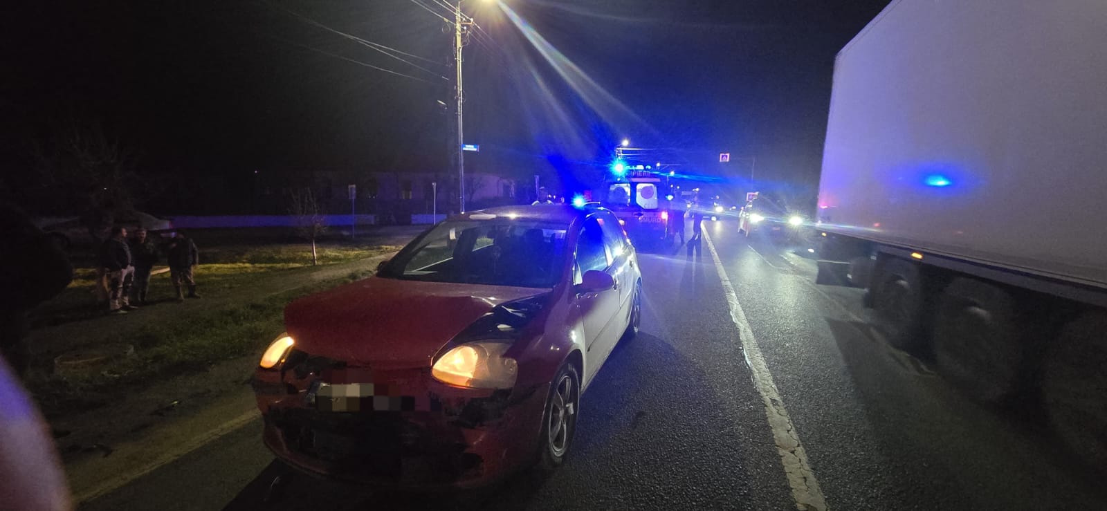 FOTO/VIDEO. Cum s-a produs accidentul în lanț din Botiz. 1 copil și 4 adulți au fost implicați