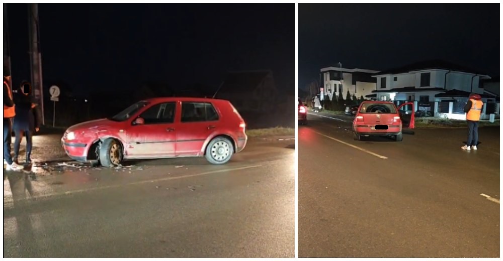 VIDEO. Un nou accident în municipiul Satu Mare. Cozi și nervi întinși la maxim